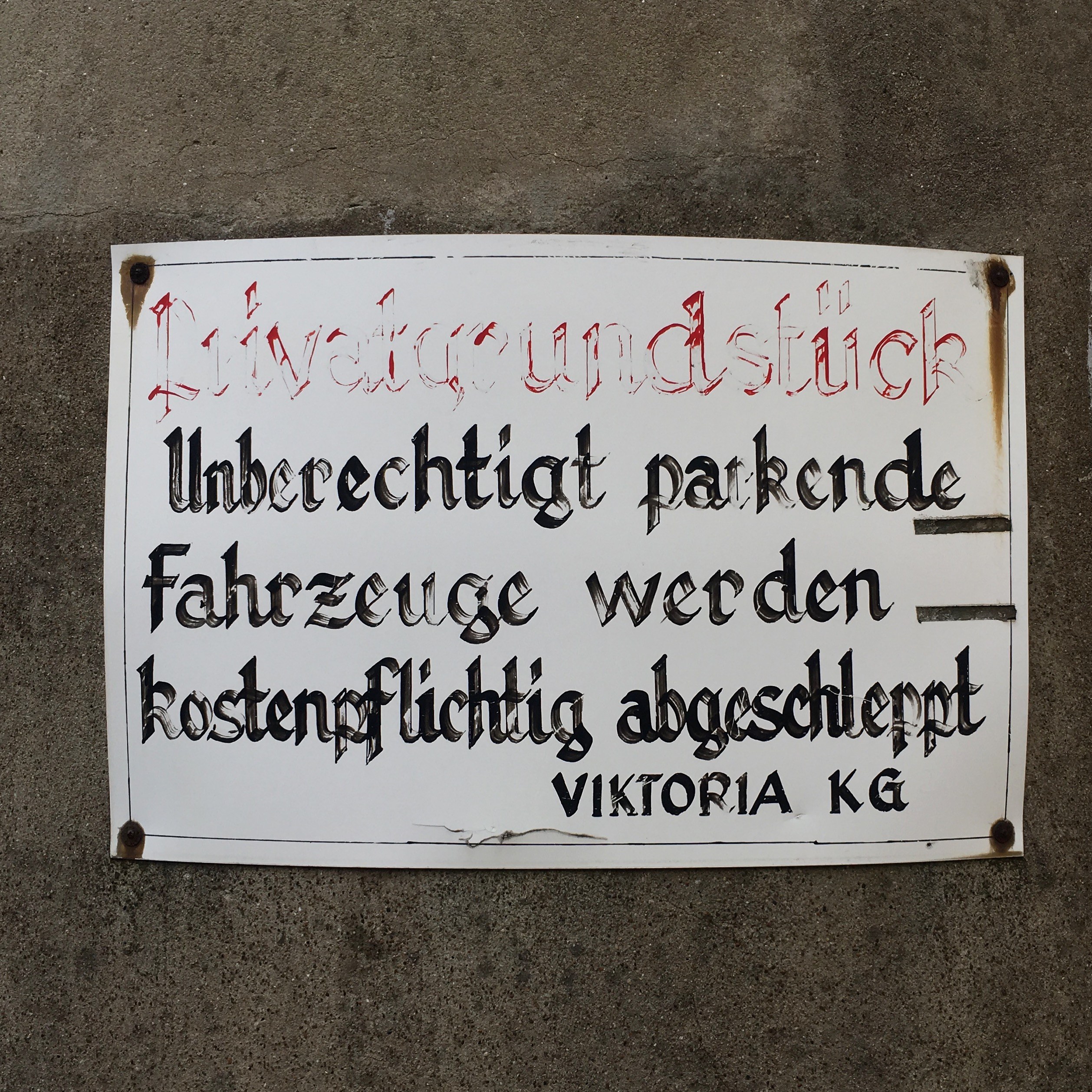 Privatgrundstück